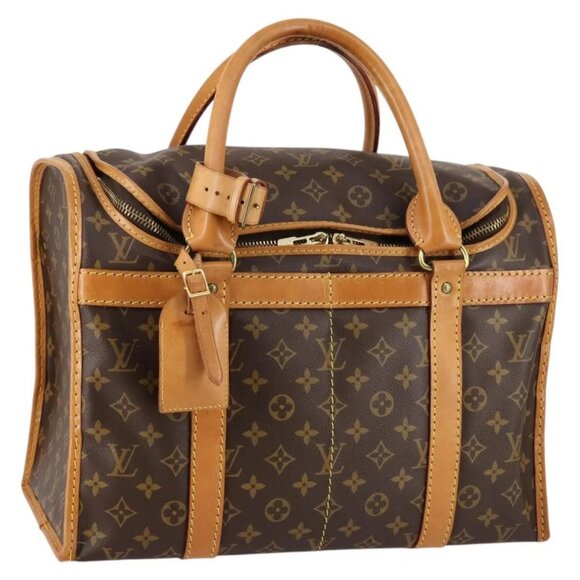 LOUIS VUITTON Monogram Sac Shan 40 Pet Carry Vintage M42024 LV Auth 141779 - Picture 2 of 16